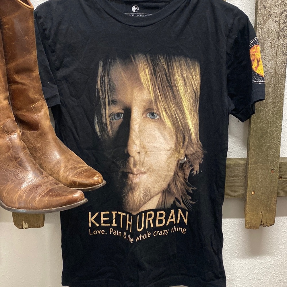 KEITH URBAN WORLD TEE SMALL 2007 T-SHIRT